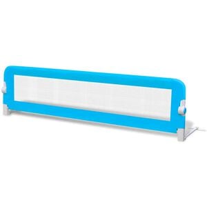 vidaXL Sponda di Sicurezza per Lettino Bambino 150 x 42 cm Blu