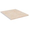 vidaXL Piano da Cucina Beige con Motivo Marmo 50x60x2,8 cm Truciolato