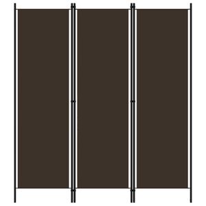 VidaXL Paravento Pieghevole A 3 Pannelli In Tessuto – 120x200 Cm, Colore Antracite
