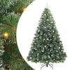 vidaXL Albero di Natale artificiale con 300 LED Verde 240 cm PE e PVC