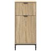 vidaXL Mobile da Bagno con porta rovere sonoma 39.5 x 36 x 88 cm