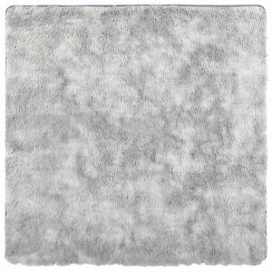 vidaXL Tappeto Shaggy a Pelo Lungo NAVARRA Grigio Argento 120x120cm