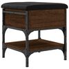 vidaXL Panca Porta Scarpe Rovere Marrone 42x42x45 cm Legno Multistrato