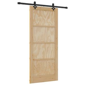 vidaXL Porta scorrevole ORKDAL Naturale 86 x 198,5 cm
