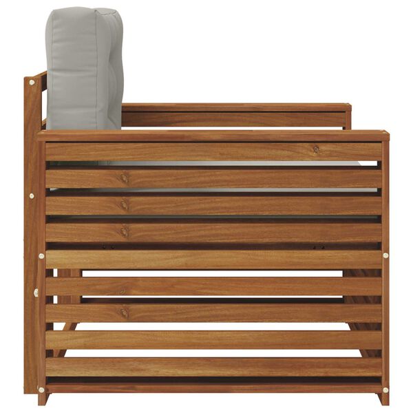 vidaXL Set di divani da esterno Legno di Acacia Massello e Poliestere