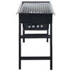 vidaXL Griglia Barbecue da Campeggio Portatile 60x22,5x33cm