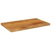 vidaXL Piano per Tavolo 60x20x2,5cm Rettangolare Legno Massello Mango