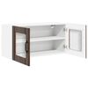 vidaXL Mobile da cucina con lo scaffale Rovere Marrone 80 x 31 x 40 cm