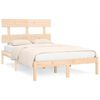 vidaXL Giroletto in Legno Massello 150x200 cm King Size