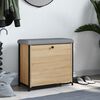 vidaXL Panca Portascarpe Cassetto Ribaltabile Rovere Sonoma 62x32x56cm