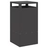 vidaXL Focolare Nero 50 x 50 x 100 cm Acciaio