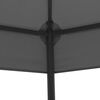 vidaXL Gazebo da Giardino 323x275x265 cm Antracite