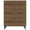 vidaXL Credenza Rovere Marrone 69,5x34x90 cm in Legno Multistrato
