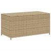 vidaXL Contenitore da Giardino Beige Misto 190L in Polyrattan