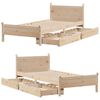 vidaXL Letto senza Materasso 90x200 cm in Legno Massello di Pino
