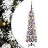 vidaXL Albero di Natale artificiale Bianco 120 cm