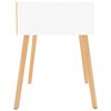 vidaXL Comodini 2pz Bianco Lucido 40x40x56 cm in Legno Multistrato