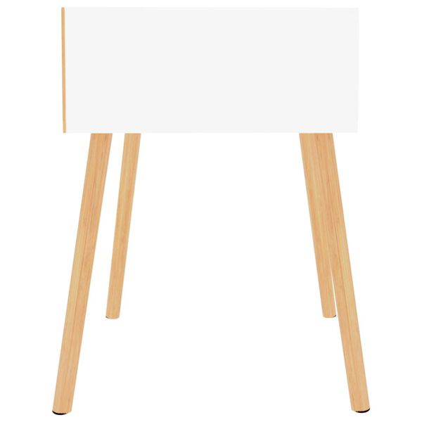 vidaXL Comodini 2pz Bianco Lucido 40x40x56 cm in Legno Multistrato