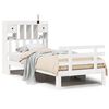 vidaXL Letto con Libreria senza Materasso 75x190 cm in Legno Pino