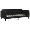 vidaXL Divano Letto con Letto Estraibile Nero 90x200 cm in Tessuto