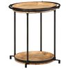 vidaXL Tavolino da Salotto &Oslash;55x60 cm in Legno Massello di Mango
