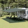 vidaXL Tappeto da Tenda 400x700 cm Verde Scuro in HDPE