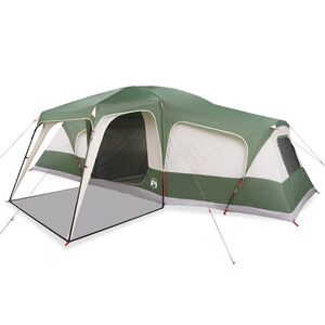 vidaXL Tenda da Campeggio con Portico a Cupola 9 Persone Impermeabile