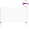 vidaXL Recinzione con Posto Grigio 1,4 x 50 m Acciaio e PVC