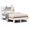 vidaXL Letto senza Materasso Bianco 135x190 cm Legno Massello di Pino