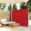 vidaXL Tenda da Sole Laterale Retrattile 160 x 500 cm Rossa