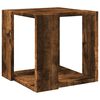 vidaXL Tavolino da Salotto Rovere Fumo 32x32x30 cm Legno Multistrato