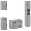 vidaXL Set di Mobili da Bagno da 4 Pezzi UTRECHT Sonoma grigio