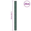 vidaXL Membrana Antierbacce Verde 1,5x25 m in PP