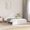 vidaXL Giroletto Bianco in Legno Massello 120x200 cm