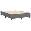 vidaXL Struttura letto piattaforma Grigio chiaro 140 x 200 cm Tessuto