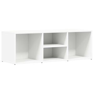 vidaXL Scarpiera con Panchina Bianca 102x35x35 cm in Legno Multistrato