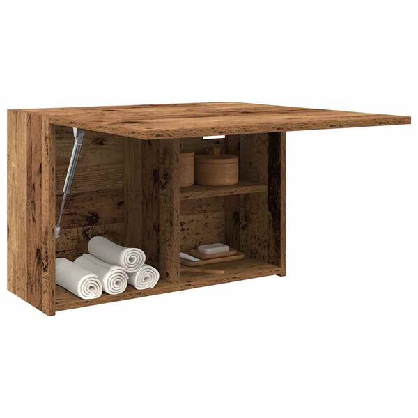 vidaXL Mobile da Bagno Legno Antico 60x25x40 cm in Legno Multistrato