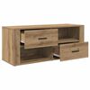vidaXL Mobile TV Rovere artigianale 100 x 35 x 40 cm Legno multistrato
