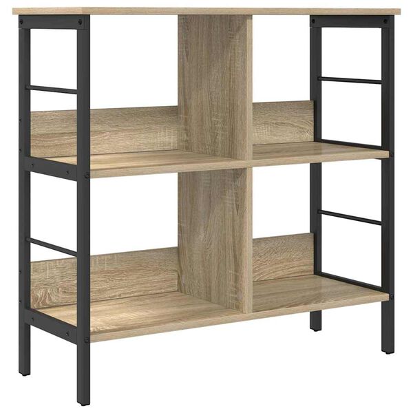 vidaXL Libreria Rovere Sonoma 82 x 32 x 79 cm Legno multistrato