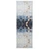 vidaXL Runner Tappeto LESAKA Argento 50 x 200 cm Velluto diamante