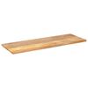 vidaXL Piano per Tavolo 140x50x2,5cm Rettangolare Legno Massello Mango