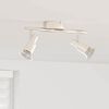 vidaXL Faretto da soffitto Nichel 25,5 x 8 x 11 cm Acciaio