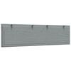 vidaXL Cuscino Testiera Hanko Grigio Chiaro 180 cm in Tessuto