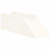 vidaXL Cuscino per Gambe 68 x 25 x 21,5 cm Duro Schiuma PU Bianco