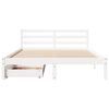 vidaXL Letto senza Materasso Bianco 120x190 cm Legno Massello di Pino
