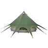 vidaXL Tenda Teepee con tetto Verde e Grigio 600 x 600 x 347 cm