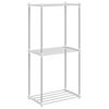 vidaXL Mensola tubolare Bianco 42,5 x 27 x 91,5 cm Alluminio