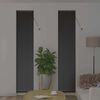 vidaXL Tendaggi a veneziana con tende Nero 220 x 50 cm Alluminio