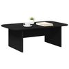 vidaXL Tavolino da salotto Nero 93 x 53 x 33 cm Legno multistrato