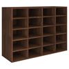 vidaXL Scarpiera in Legno Multistrato 92x30x67,5 cm Rovere Marrone
